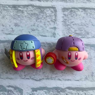 ニンテンドウ(任天堂)の【レア！】【2つセット】カービィ　フィギュア　星のカービィ　ニンジャ　ヨーヨー(ゲームキャラクター)