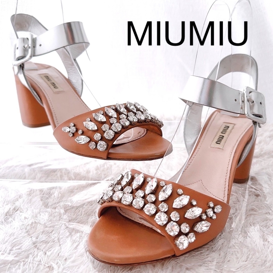 miu miu ミュウ ミュウ ハイヒール サンダル