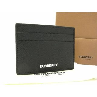 バーバリー(BURBERRY)の■新品■未使用■ BURBERRY バーバリー レザー カードケース カード入れ パスケース メンズ レディース ブラック系 AI7185sZ(その他)