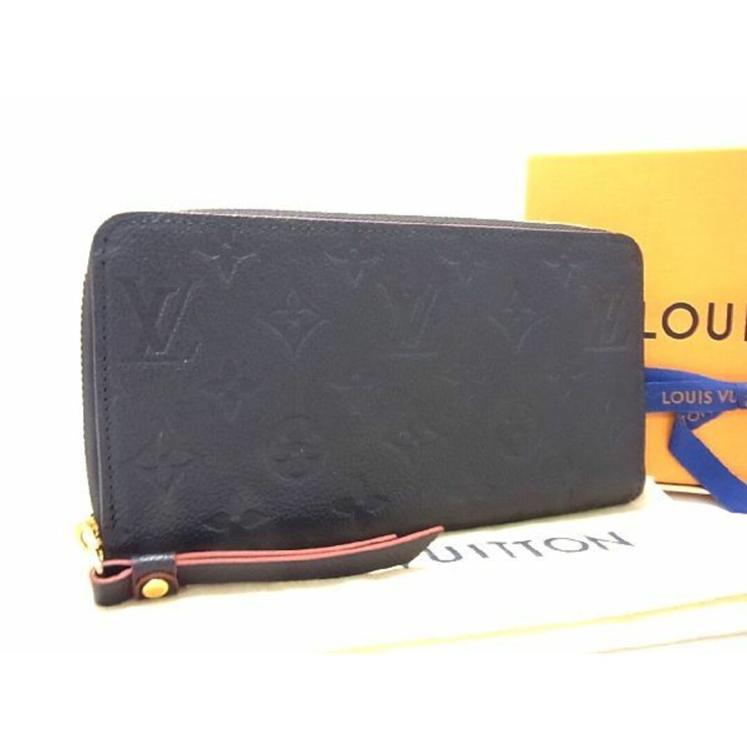 ■新品■未使用■ LOUIS VUITTON ヴィトン M62121 モノグラムアンプラント ジッピーウォレット 長財布 ネイビー系 AJ1256ｱZ