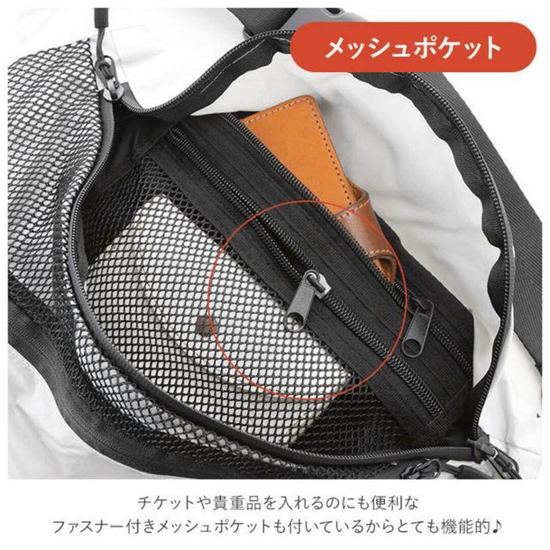 キウ Kiu メッシュ ポケット ボディバッグ MESH POCKET BODY BAG レディースのバッグ(ボディバッグ/ウエストポーチ)の商品写真