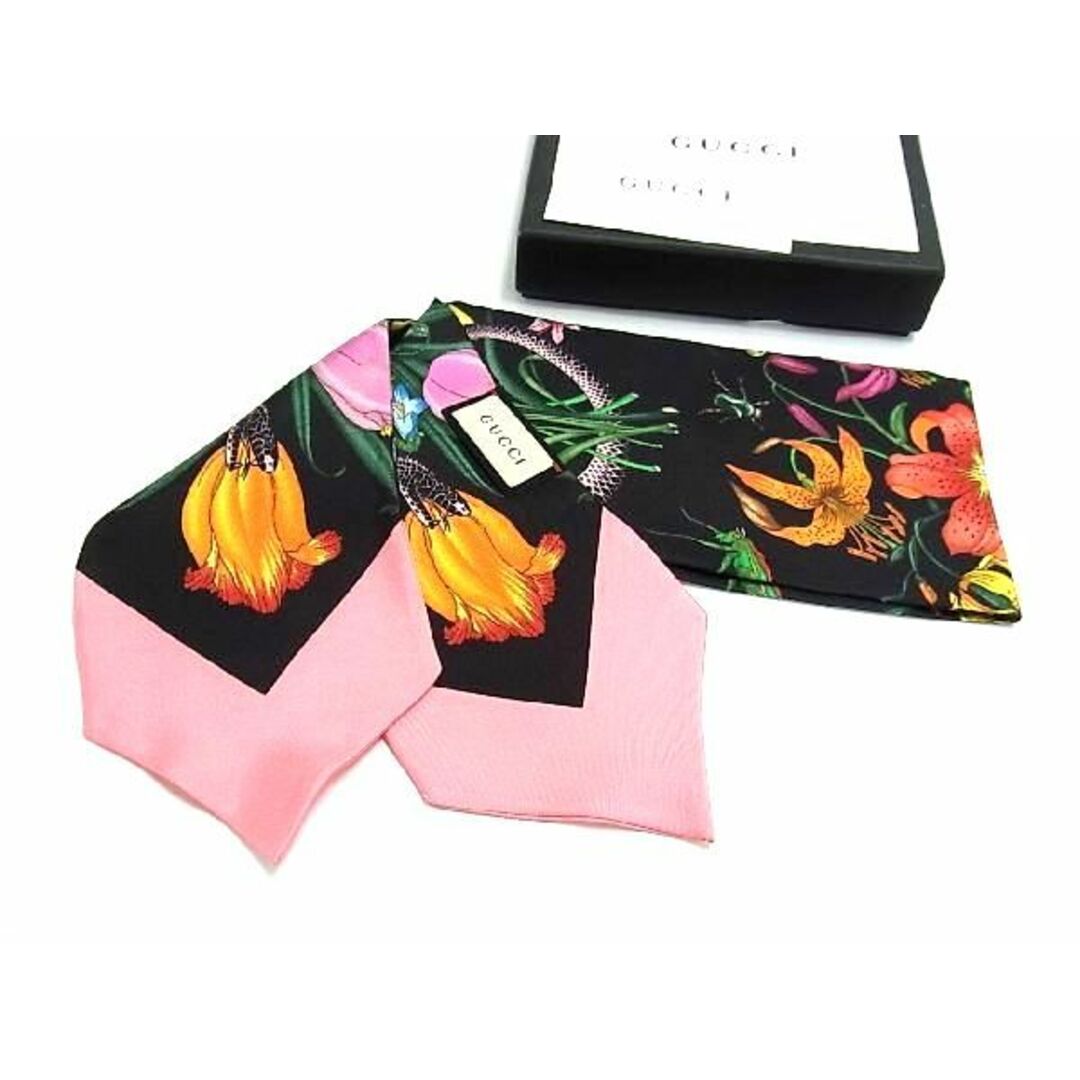 Gucci - □新品□未使用□ GUCCI グッチ シルク100% 花柄 フラワー