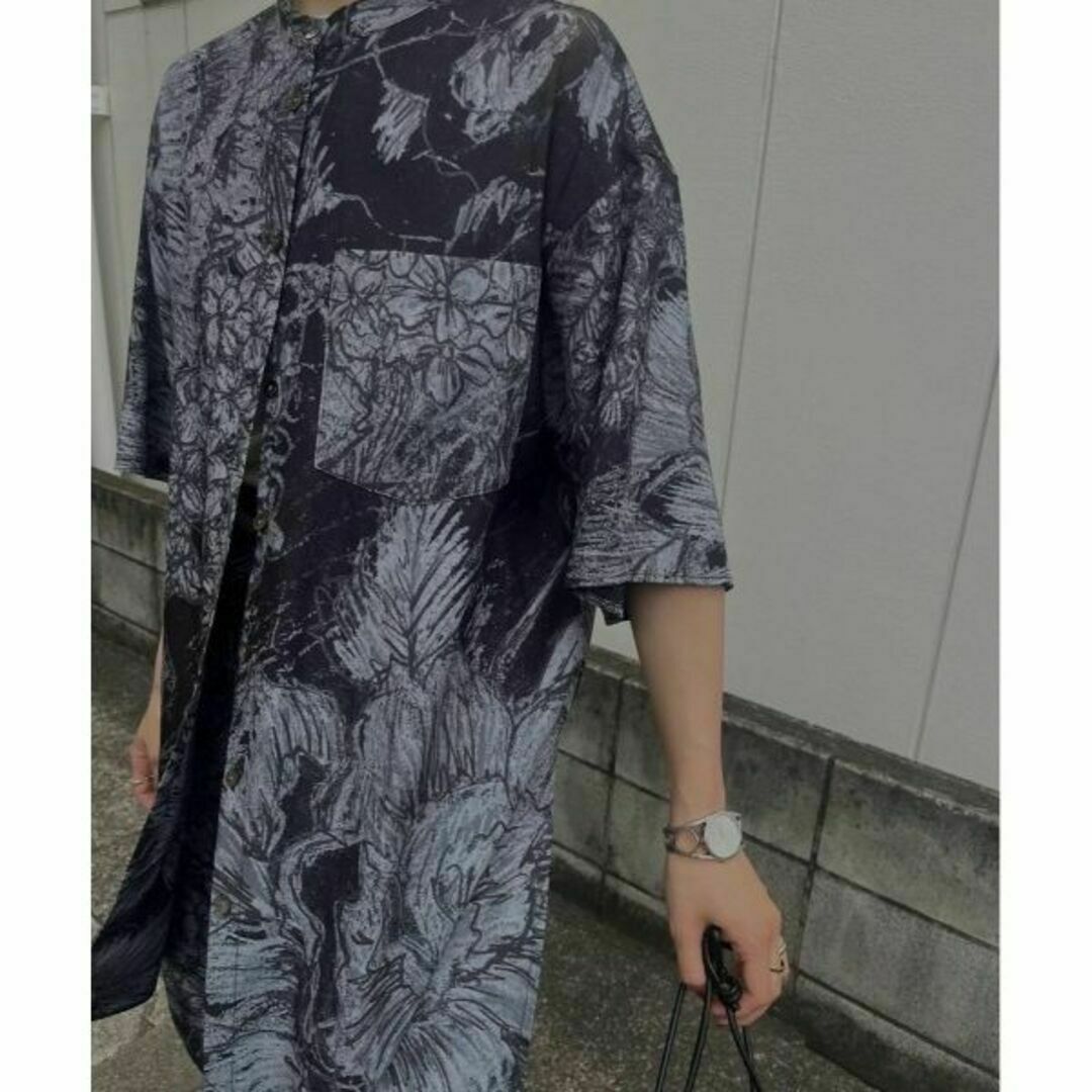 完売色 KEITAMARUYAMA × AMERI WIDE SHIRT 黒