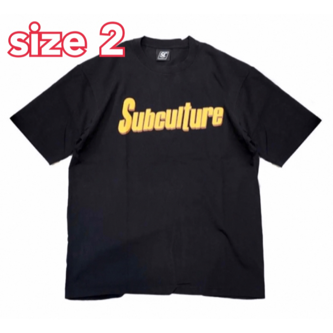 【SC SUBCULTURE】SUBCULTURE T-SHIRT BLACKのサムネイル