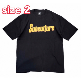【SC SUBCULTURE】SUBCULTURE T-SHIRT BLACK(Tシャツ/カットソー(半袖/袖なし))