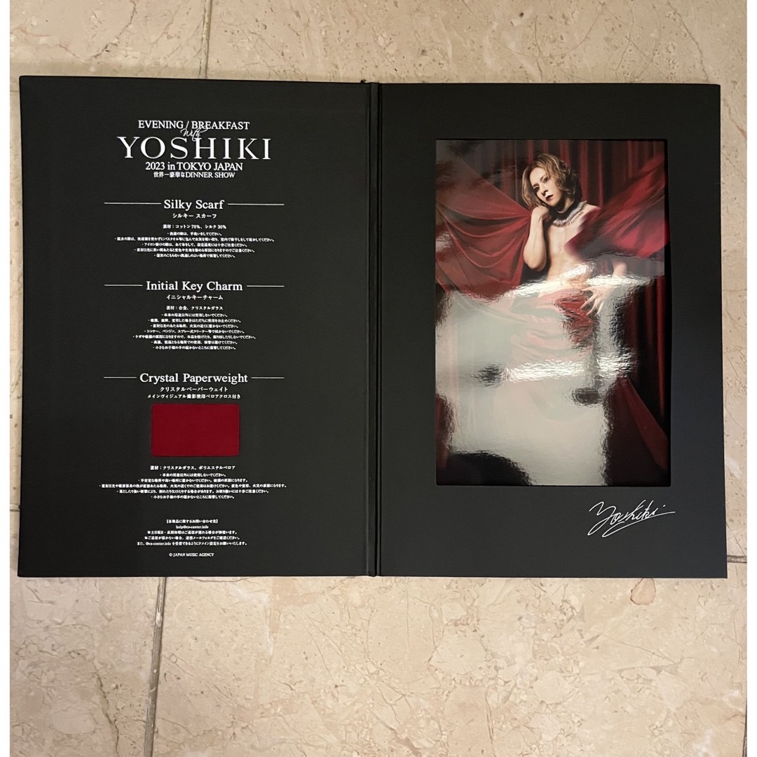 YOSHIKI ディナーショー記念日一式【値下げしました】の通販 by ゆきこ