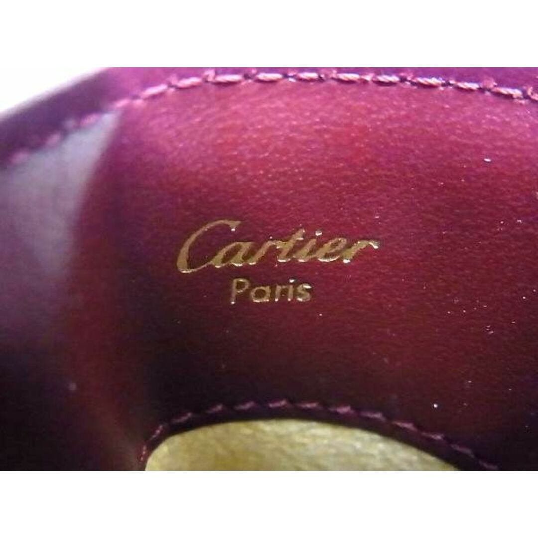 ■新品■未使用■ Cartier カルティエ マストライン レザー メガネケース 眼鏡入れ メンズ レディース ボルドー系 BD1072ｹk