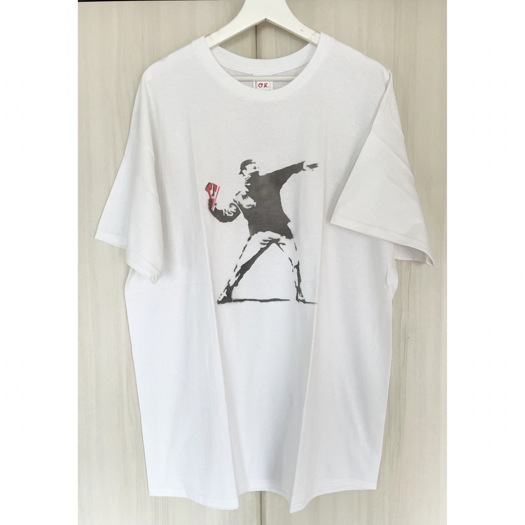 O.KのBanksyステンシルプリントTシャツ 3枚セット メンズのトップス(Tシャツ/カットソー(半袖/袖なし))の商品写真