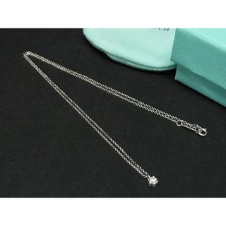 ティファニー(Tiffany & Co.)の■新品同様■ TIFFANY＆Co. ティファニー ソリティア プラチナ PT950 ダイヤモンド 総重量 約2.5g ネックレス シルバー系 AJ1236ｱZ(ネックレス)