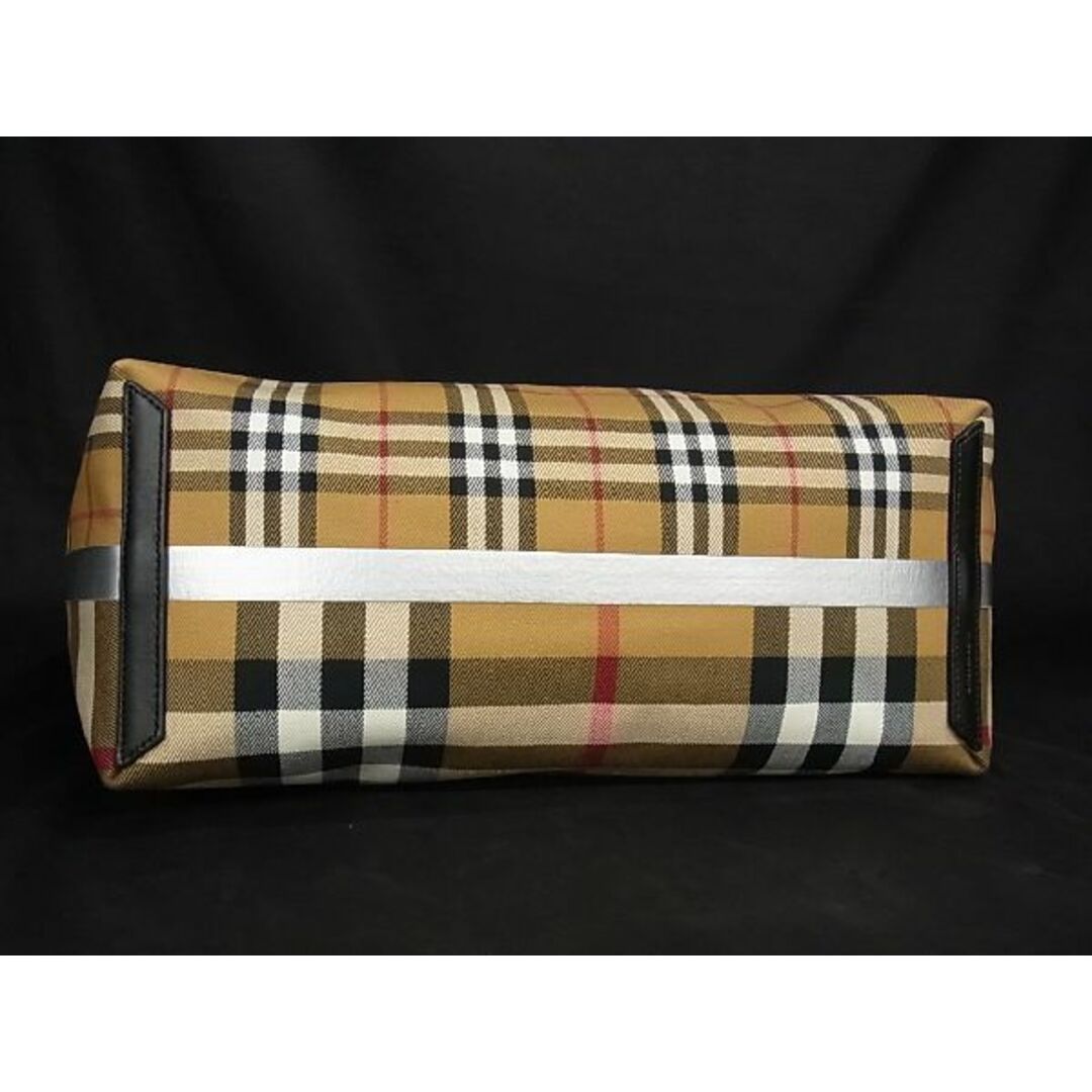 BURBERRY(バーバリー)の■新品同様■ BURBERRY バーバリー ノバチェック キャンバス×レザー トートバッグ ショルダー ベージュ系×ブラック系 AN8356  メンズのバッグ(トートバッグ)の商品写真