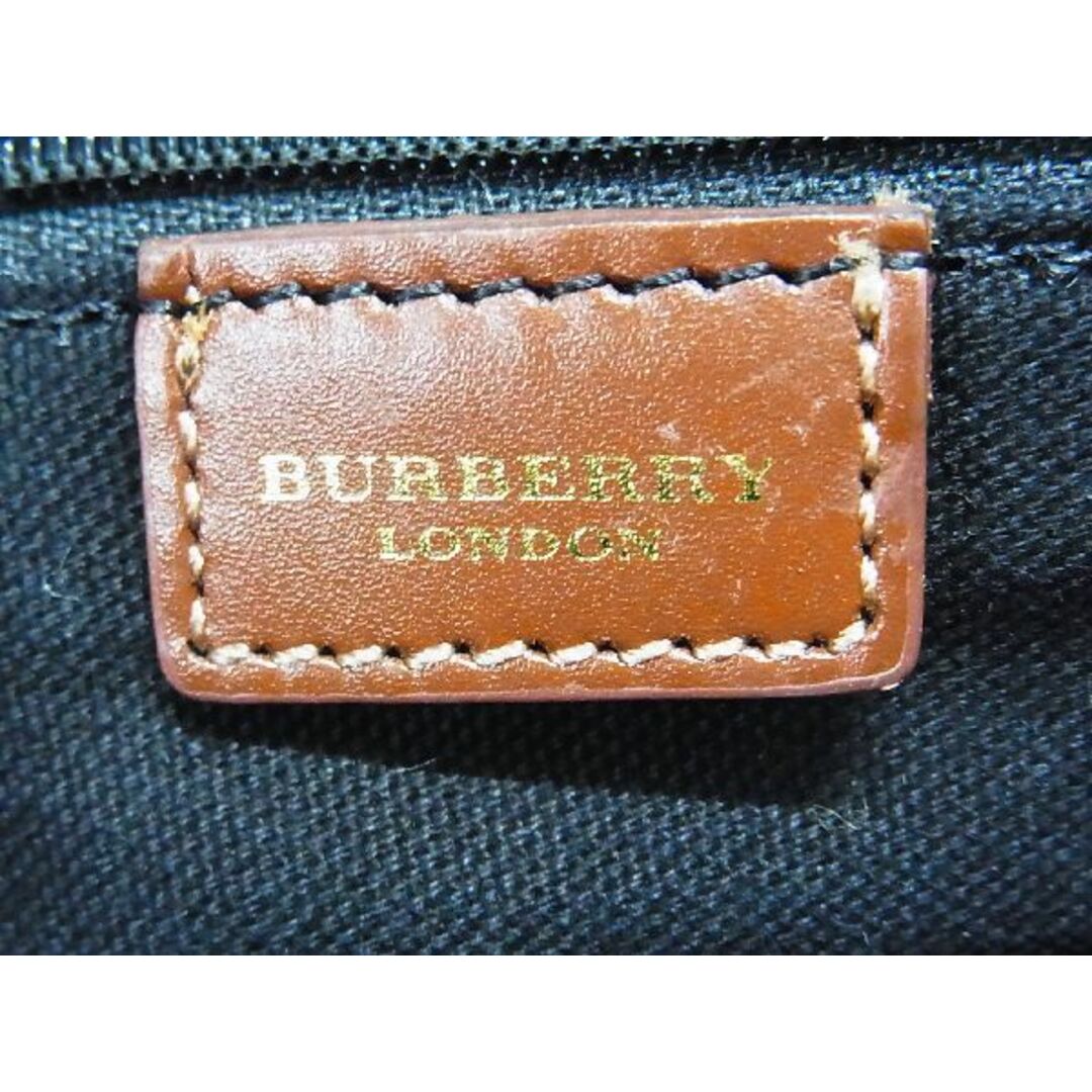 BURBERRY - □極美品□ BURBERRY バーバリー ノバチェック PVC×レザー