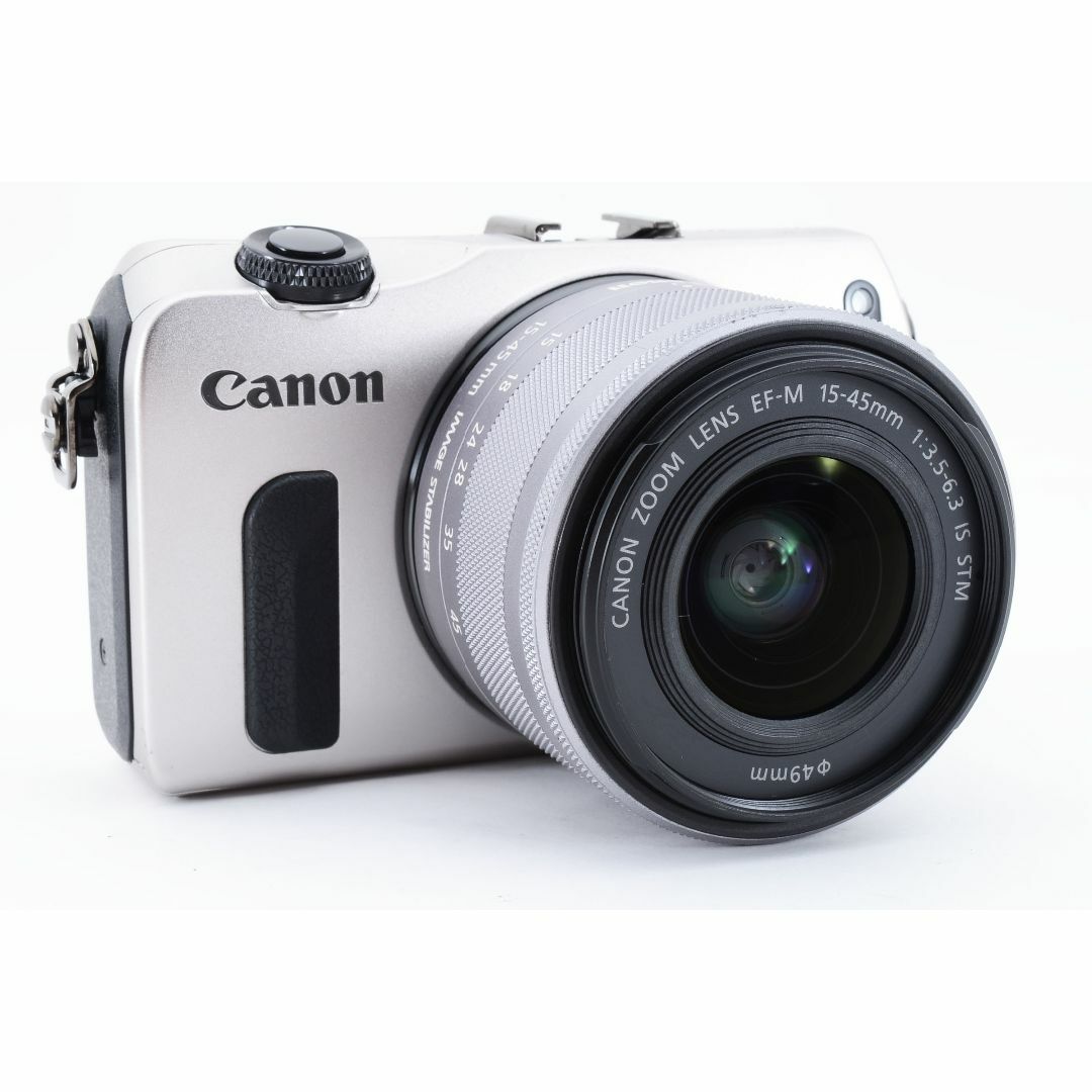 RuiCamera8250★極上美品★ Canon キャノン EOS M 15-45mm シルバー