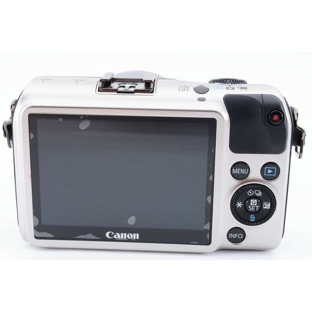 RuiCamera8250★極上美品★ Canon キャノン EOS M 15-45mm シルバー