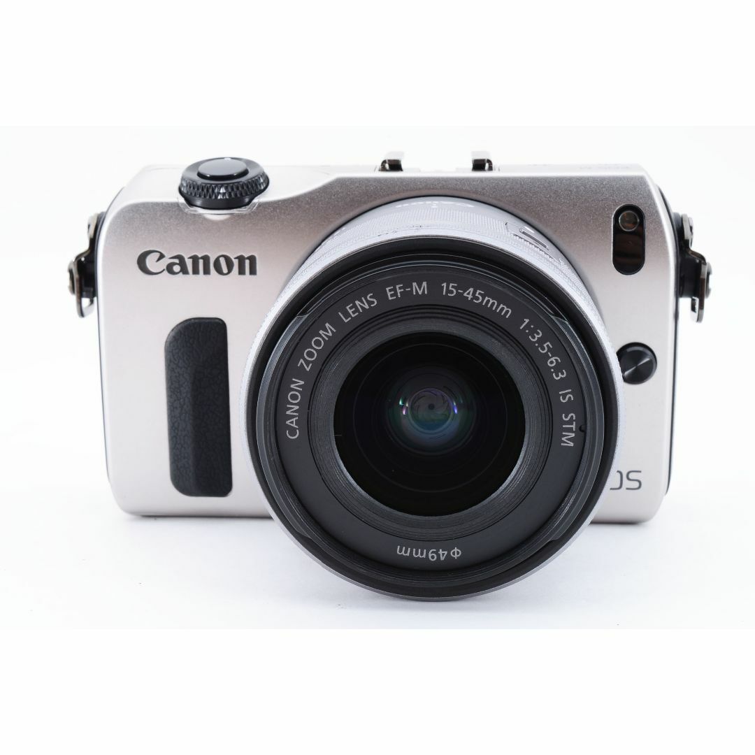 RuiCamera8250★極上美品★ Canon キャノン EOS M 15-45mm シルバー