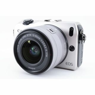 キヤノン(Canon)の★極上美品★ Canon キャノン EOS M 15-45mm シルバー(ミラーレス一眼)