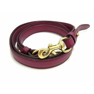 サルヴァトーレフェラガモ(Salvatore Ferragamo)の■美品■ SalvatoreFerragamo フェラガモ レザー バッグ用 ショルダーストラップ レディース ワインレッド系 BD5862 (その他)