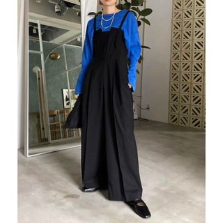 アメリヴィンテージ(Ameri VINTAGE)の【完売品】ameri FOLD TUCK WIDE ROMPERS(オールインワン)