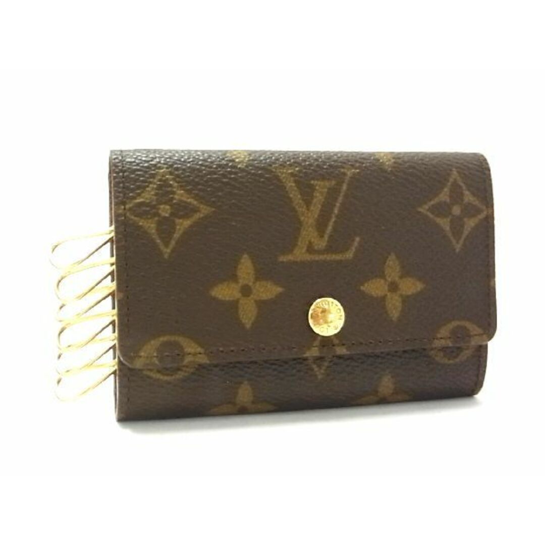 ■新品同様■ LOUIS VUITTON ルイヴィトン M62630 モノグラム ミュルティクレ6 6連 キーケース 鍵入れ ブラウン系 AK6093のサムネイル