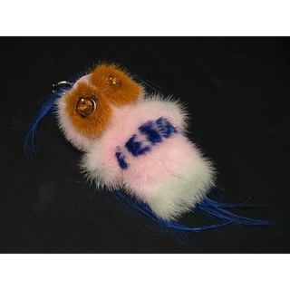 フェンディ(FENDI)の■新品■未使用■ FENDI フェンディ バッグバグズ ピロちゃん モンスター ミンク×ファー バッグチャーム キーホルダー ピンク系 AM0837 (その他)