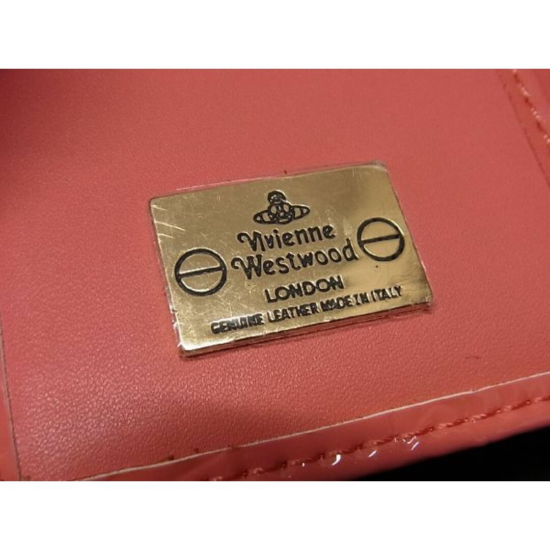 Vivienne Westwood 三つ折り財布 レザー ピンク オーブ