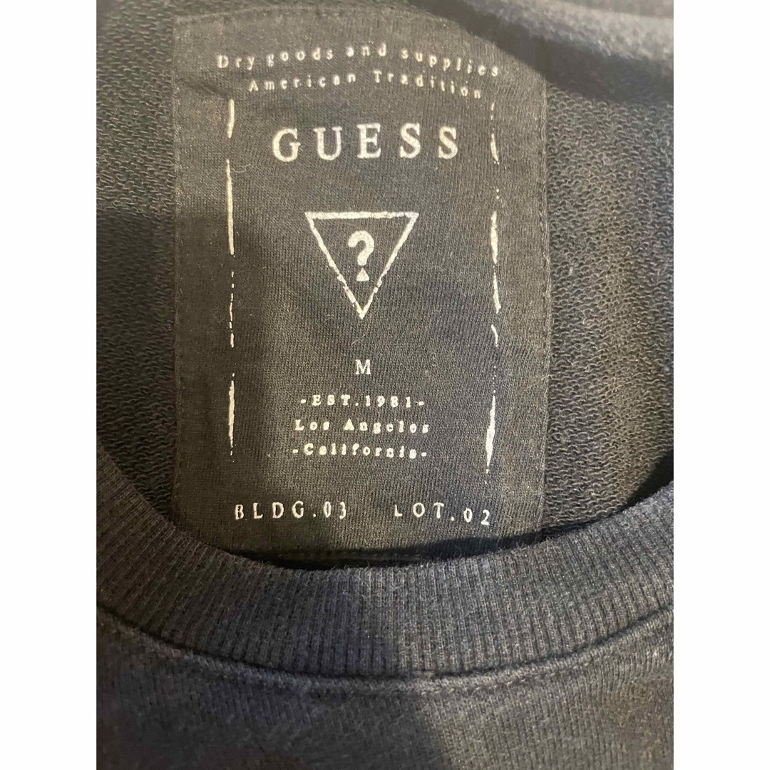 GUESS(ゲス)のGUESS ゲス　ロンt 黒 メンズのトップス(Tシャツ/カットソー(七分/長袖))の商品写真