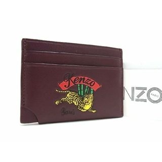 ケンゾー(KENZO)の■新品■未使用■ KENZO ケンゾー レザー カードケース 名刺入れ パスケース 定期入れ レディース メンズ ボルドー系 BD6497(その他)