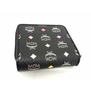 新品 未使用 MCM エムシーエム モノグラム ヴィセトス柄 レザー 二