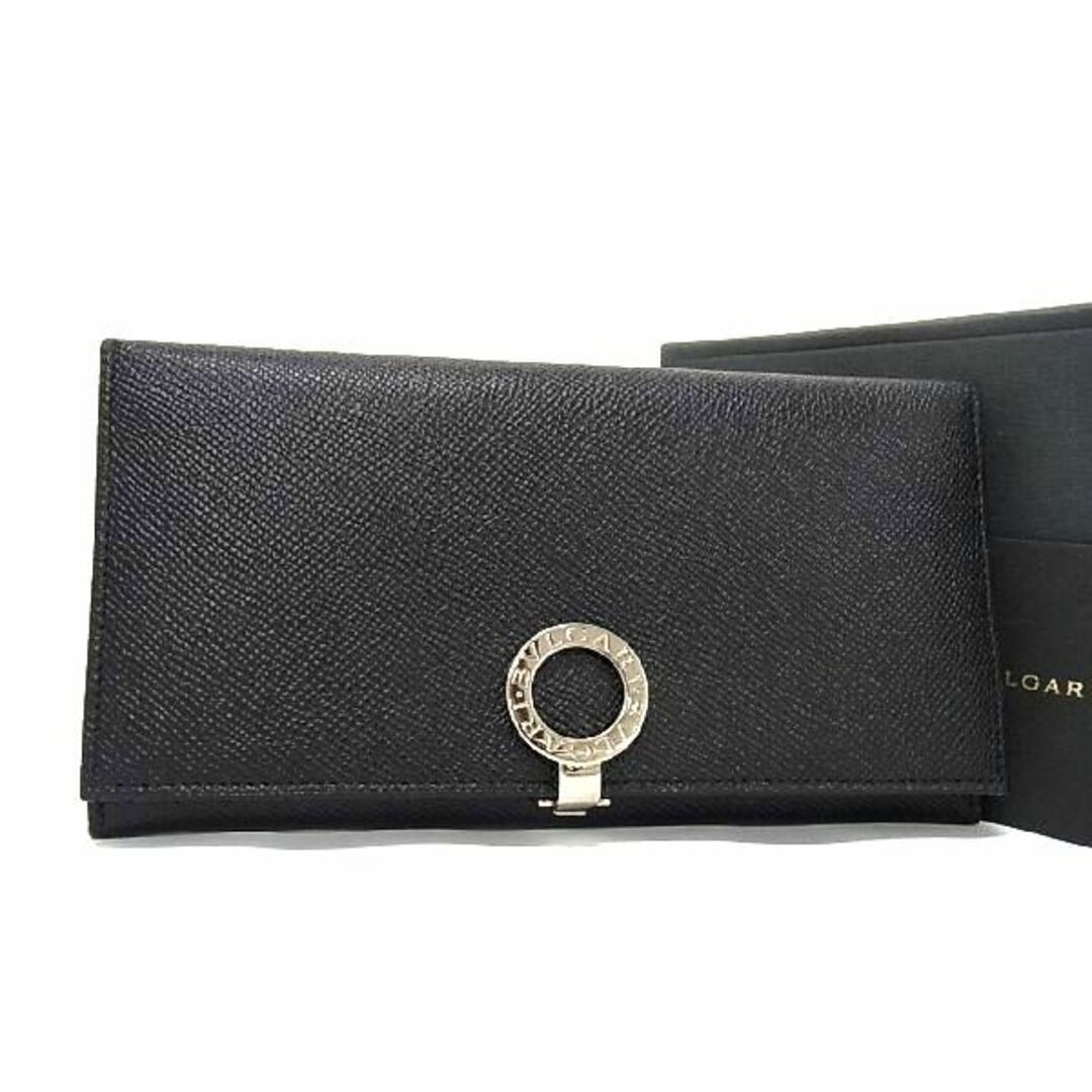 BVLGARI - □極美品□ BVLGARI ブルガリブルガリ レザー 二つ折り 長