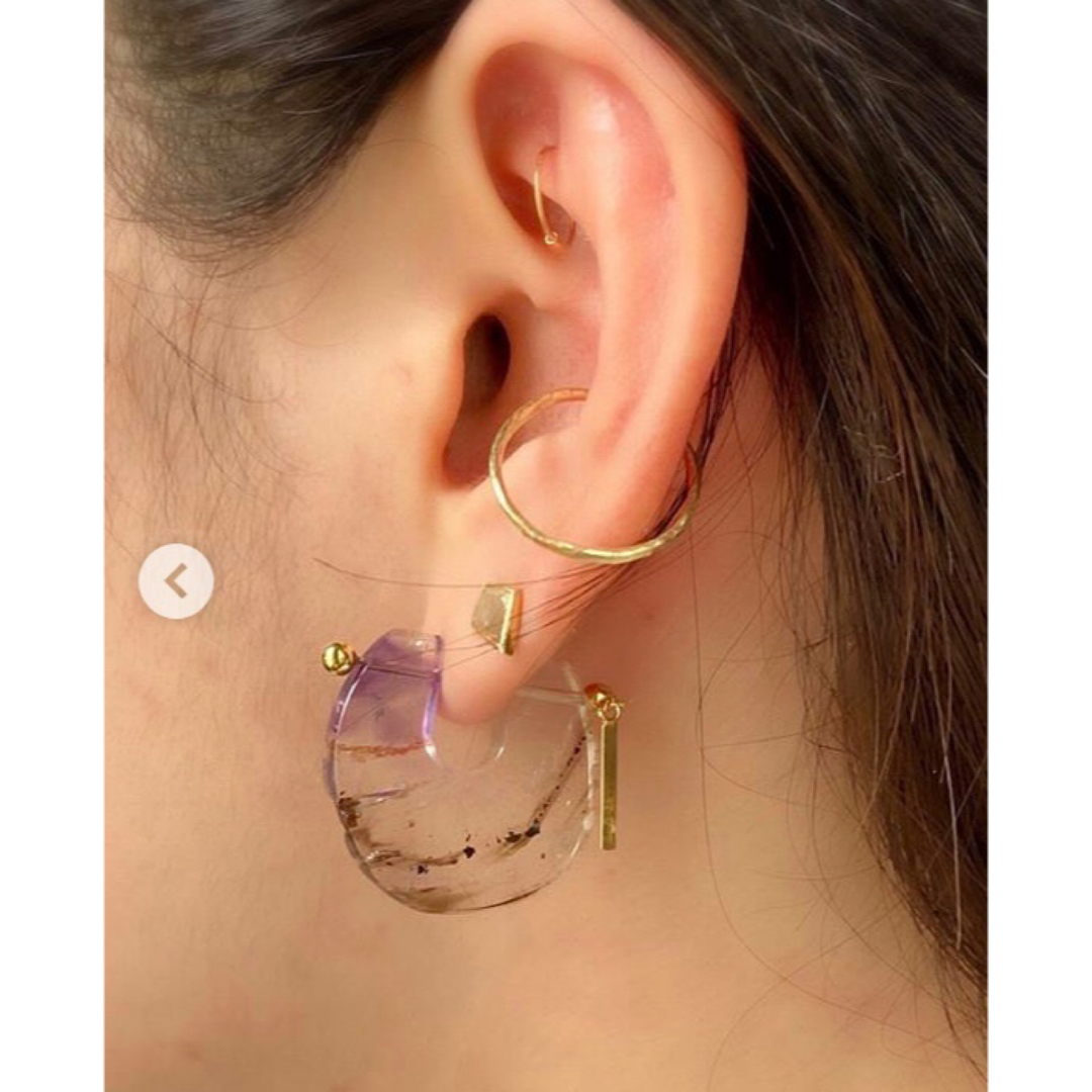 monaka jewellery ガーデンクォーツ Rock Ear Cuffイロンデール