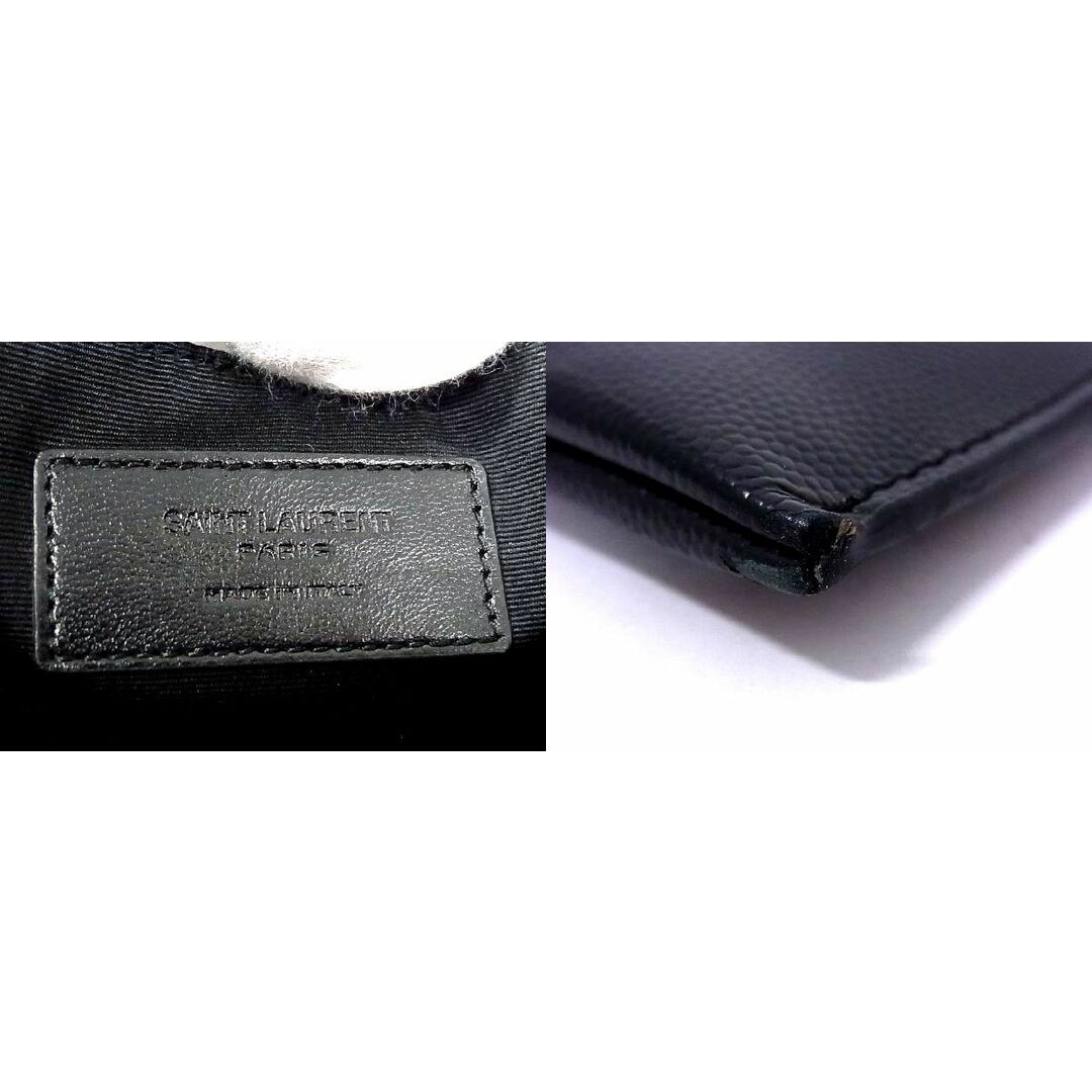 美品 サンローラン クラッチバッグ レザー メンズ SAINT LAURENT 【1-0026760】