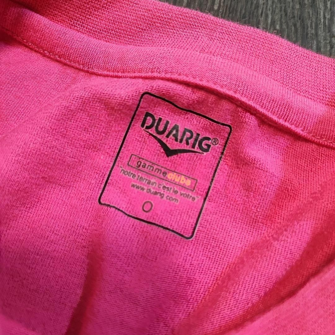 DUARIG【0】スポーツウェア　半袖　Tシャツ　ピンク メンズのトップス(Tシャツ/カットソー(半袖/袖なし))の商品写真