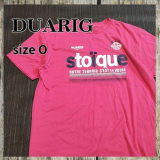 DUARIG【0】スポーツウェア　半袖　Tシャツ　ピンク(Tシャツ/カットソー(半袖/袖なし))