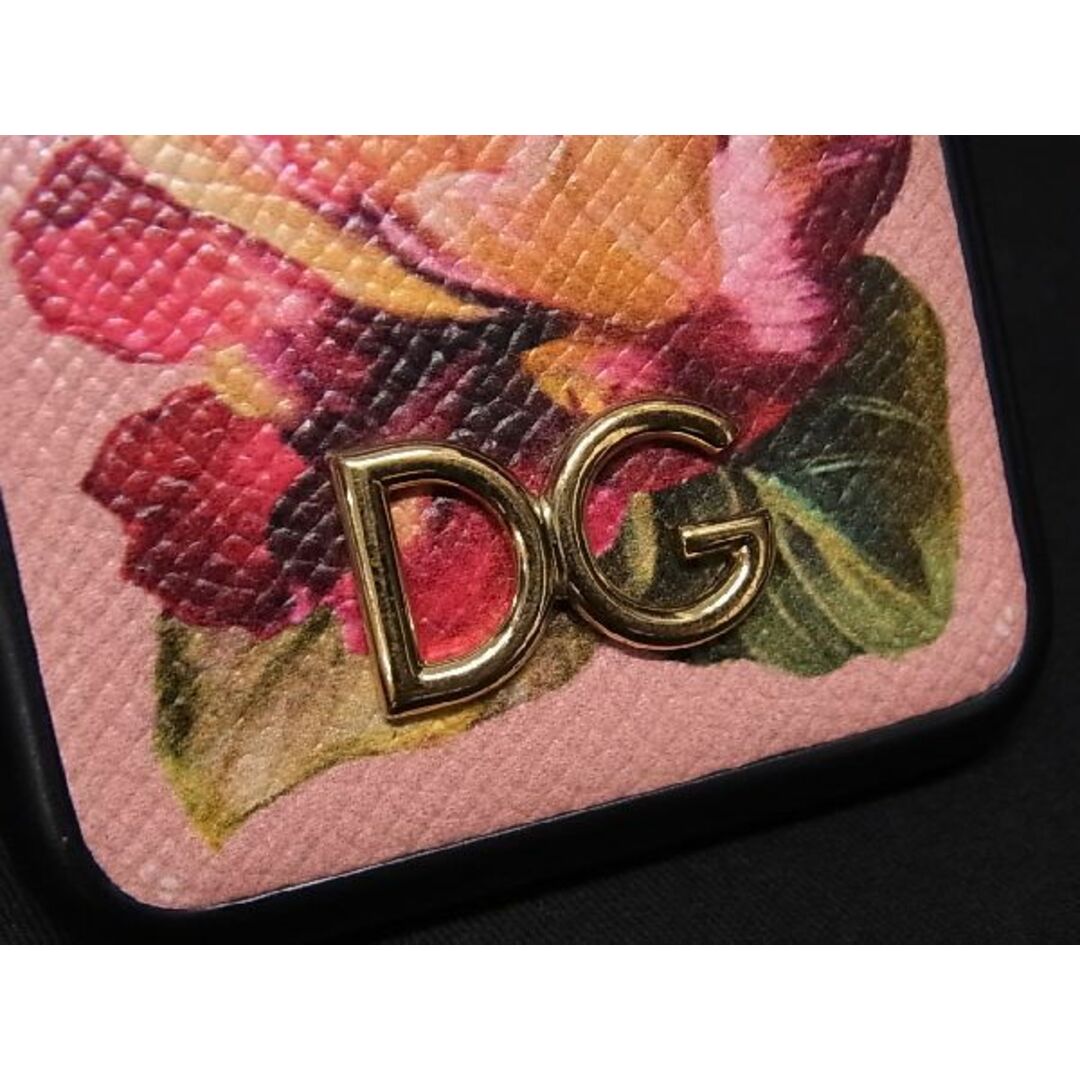 DOLCE&GABBANA(ドルチェアンドガッバーナ)の■新品■未使用■ DOLCE&amp;GABBANA ドルチェ&amp;ガッバーナ レザー 花柄 iPhone7/8/SE対応 スマホケース アイフォンケース ピンク系 BG1356  メンズのファッション小物(その他)の商品写真