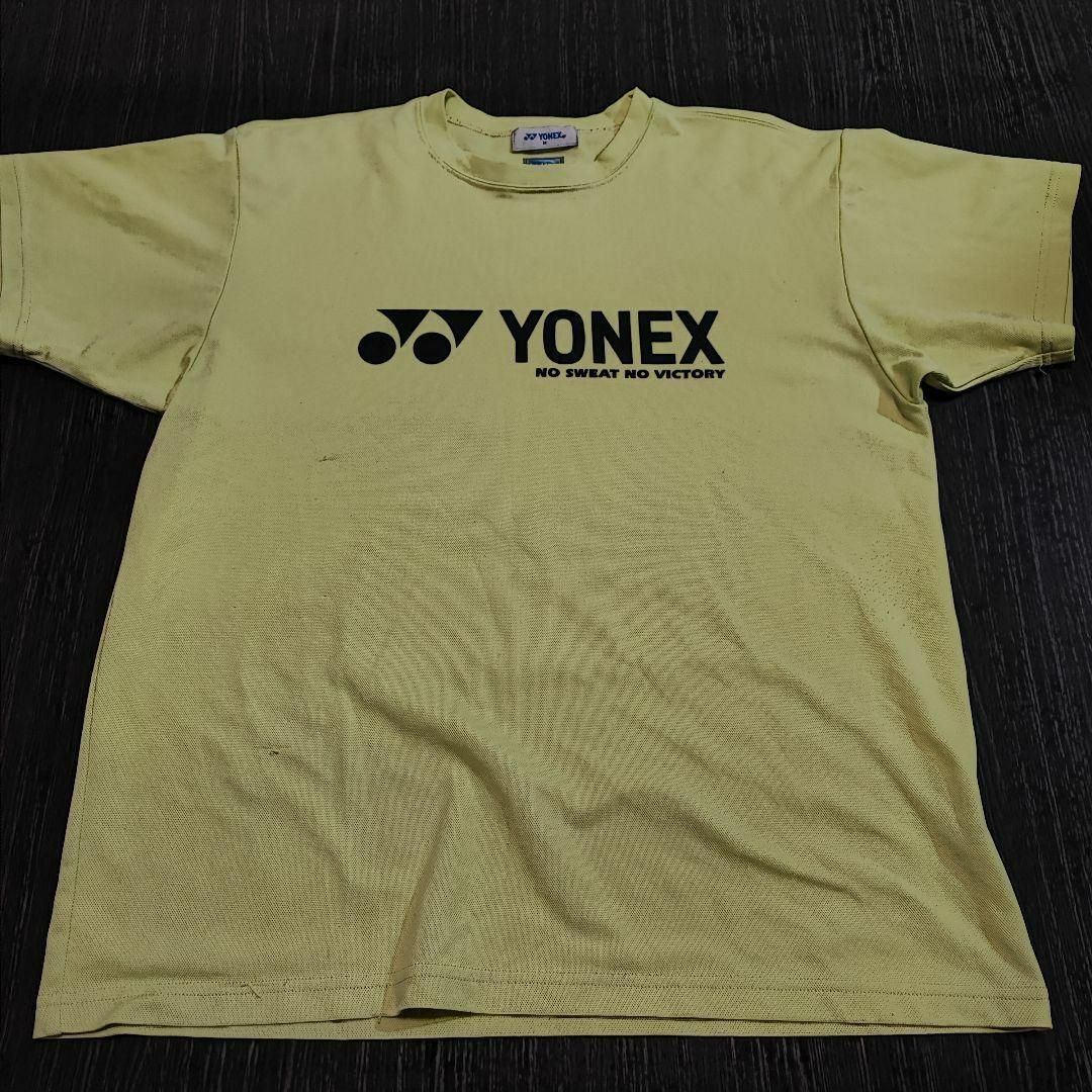 YONEX(ヨネックス)のYONEX【M】スポーツウェア　半袖　Tシャツ　イエロー メンズのトップス(Tシャツ/カットソー(半袖/袖なし))の商品写真