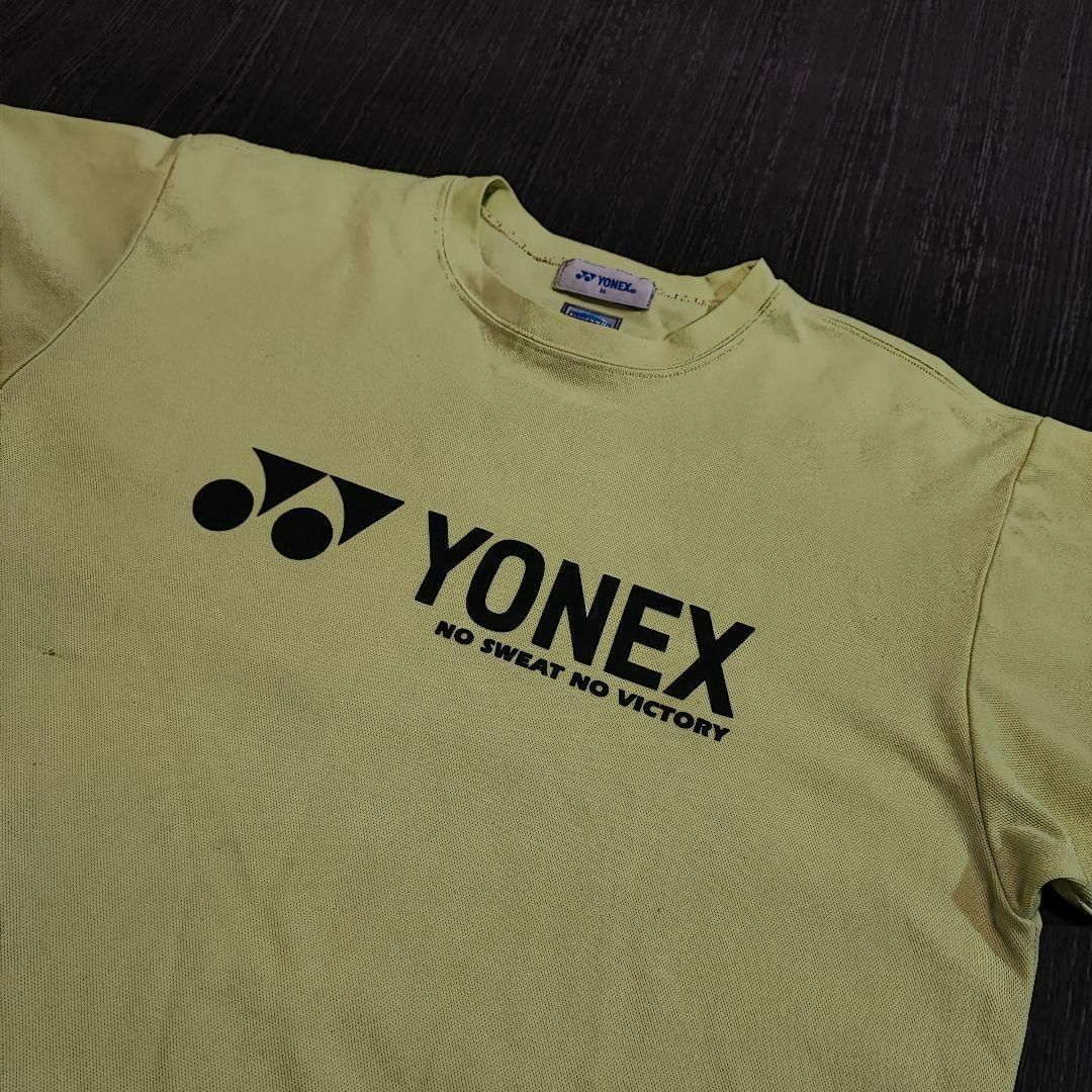 YONEX(ヨネックス)のYONEX【M】スポーツウェア　半袖　Tシャツ　イエロー メンズのトップス(Tシャツ/カットソー(半袖/袖なし))の商品写真