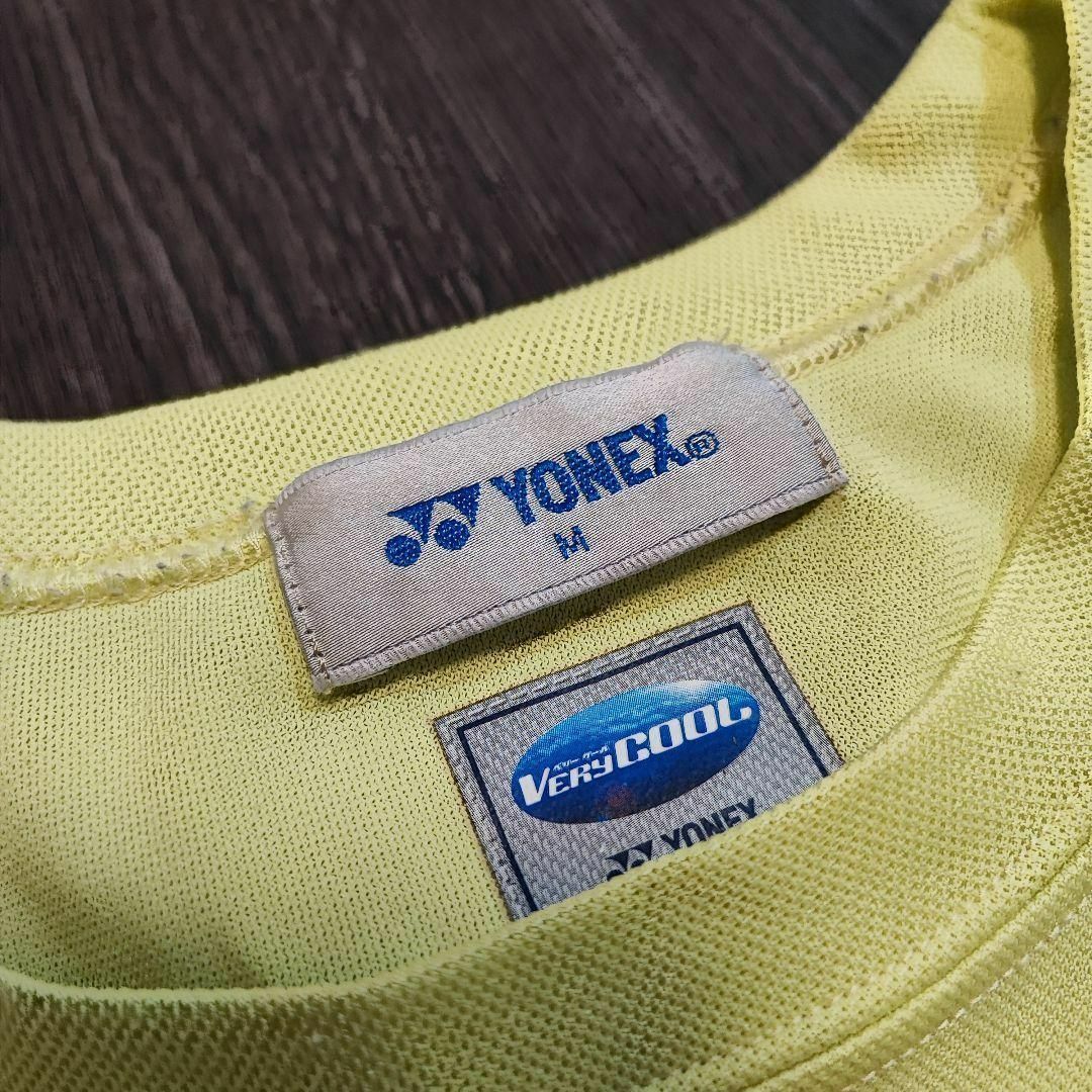 YONEX(ヨネックス)のYONEX【M】スポーツウェア　半袖　Tシャツ　イエロー メンズのトップス(Tシャツ/カットソー(半袖/袖なし))の商品写真
