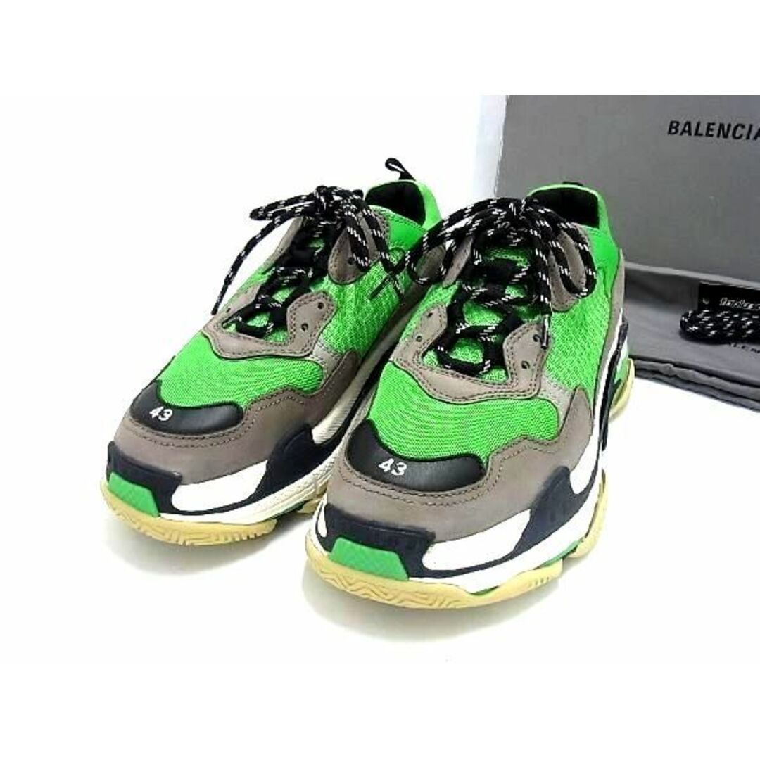 【42】BalenciagaバレンシアガTriple SトリプルS新品グリーン