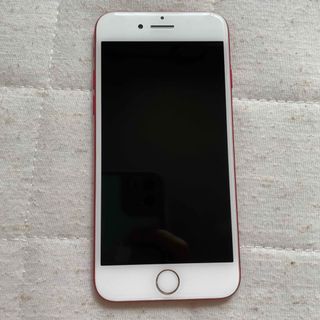 アイフォーン(iPhone)のiPhone7 プロダクトレッド SIMフリー 128gb  バッテリー100%(スマートフォン本体)