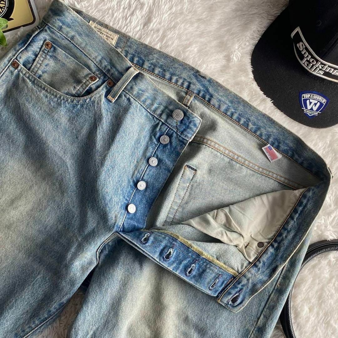 Levi's リーバイス 501 赤耳 bigE USA製 used加工 W36