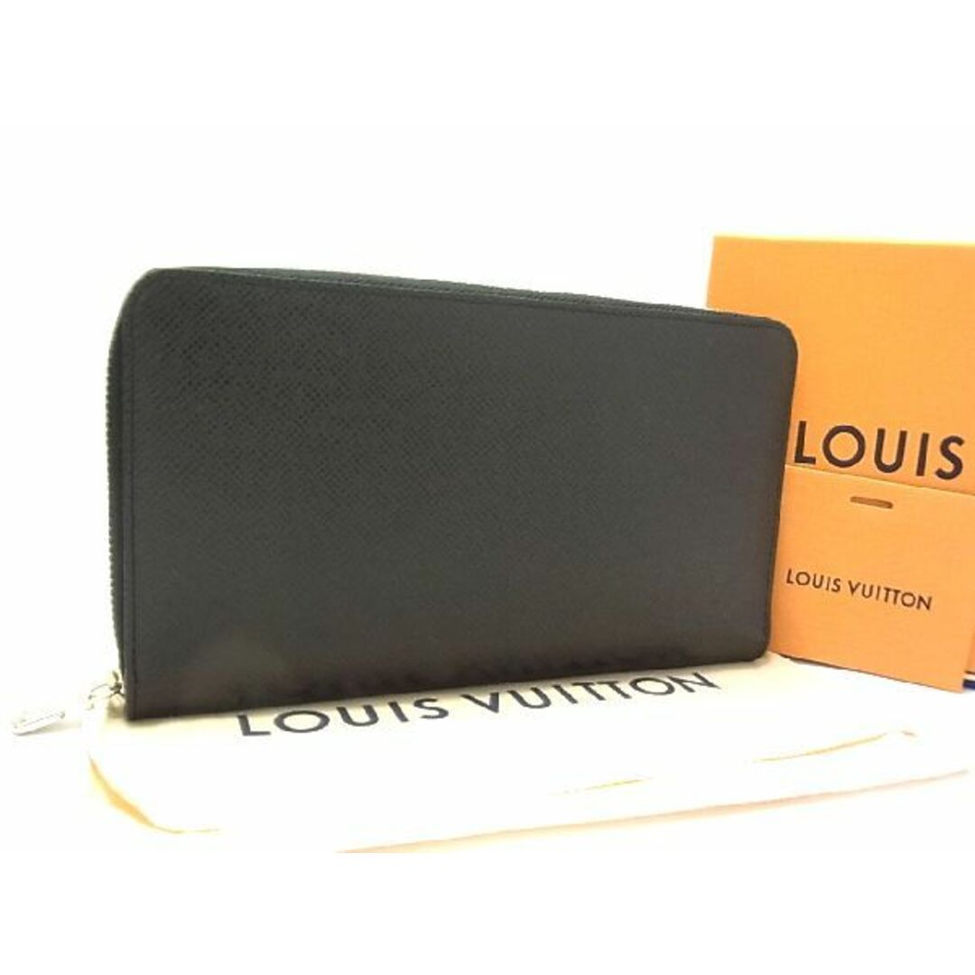 ■極美品■ LOUIS VUITTON ルイヴィトン M30056 タイガ ジッピーオーガナイザー NM 長財布 ウォレット アルドワーズ ブラック系 AK6763