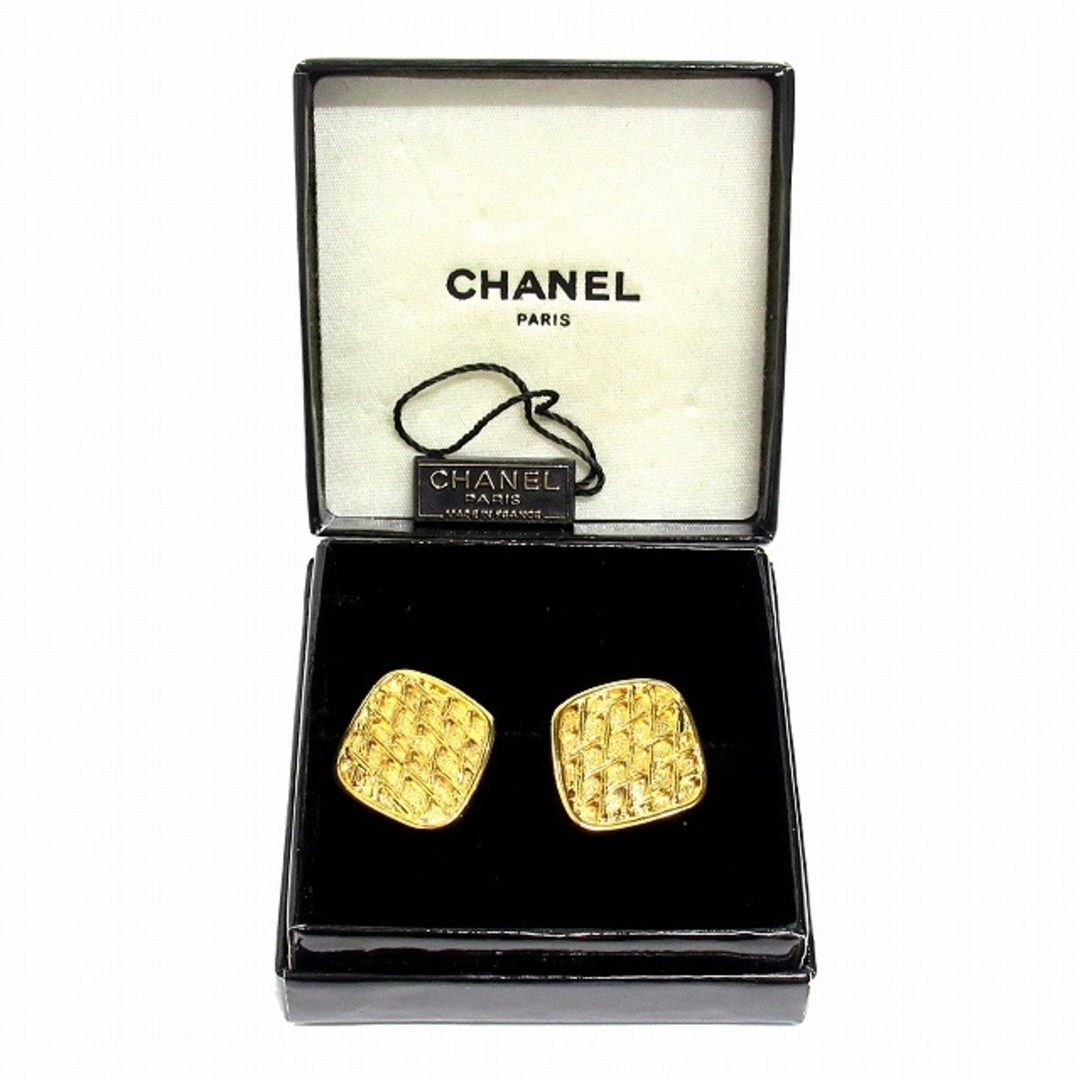 アクセサリー美品 シャネル vintageCHANEL マトラッセ イヤリング 2595▽８