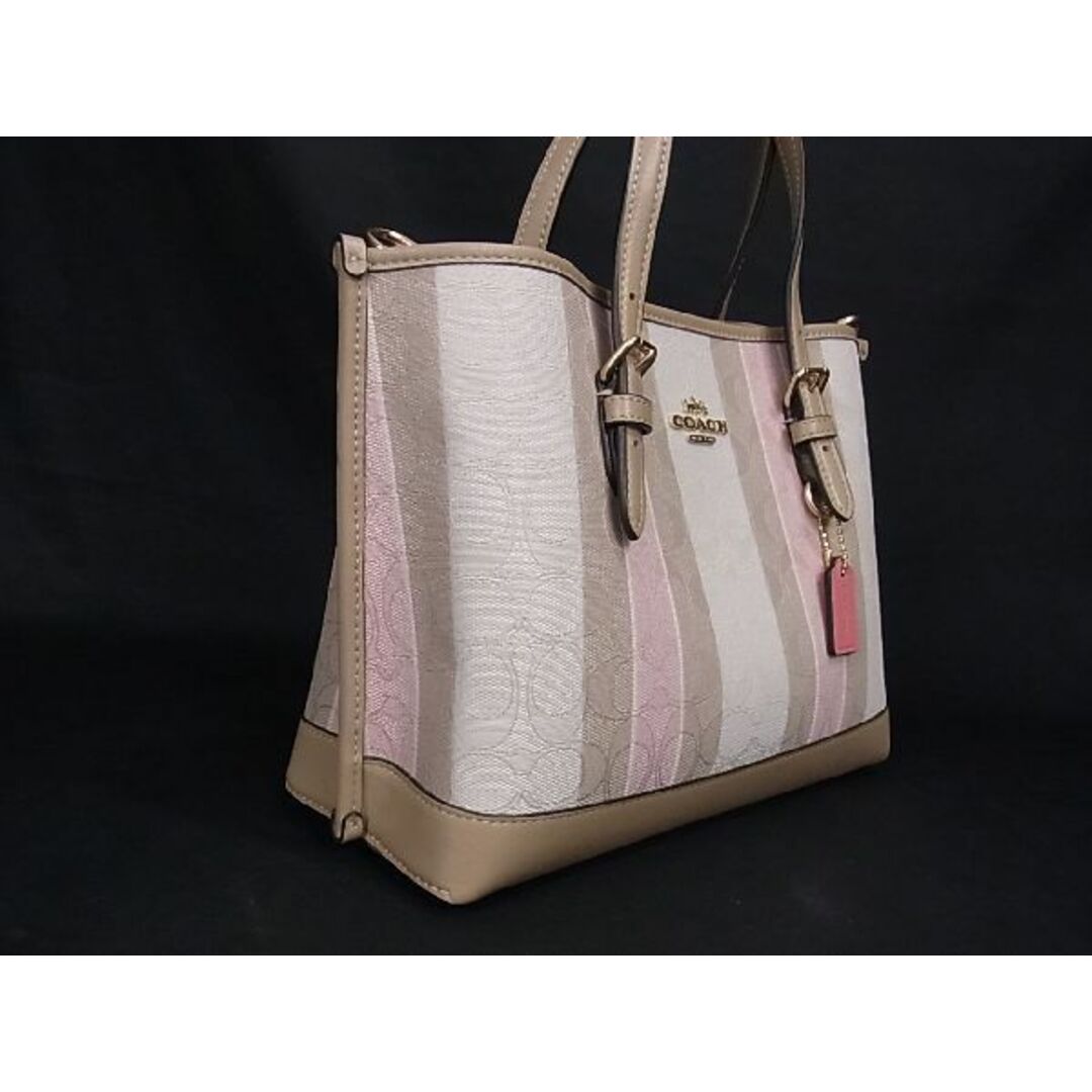 □新品□未使用□ COACH コーチ C8416 シグネチャー ストライプ モリー