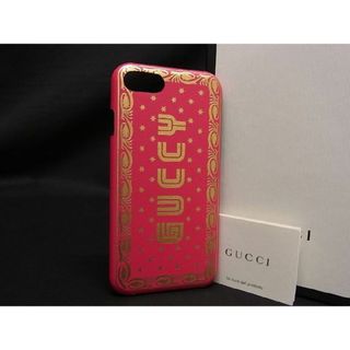 グッチ(Gucci)の■新品■未使用■ GUCCI グッチ レザー iPhone7/8/SE(第2世代) 対応 スマホケース アイフォンケース レディース ピンク系 BD4862(iPhoneケース)