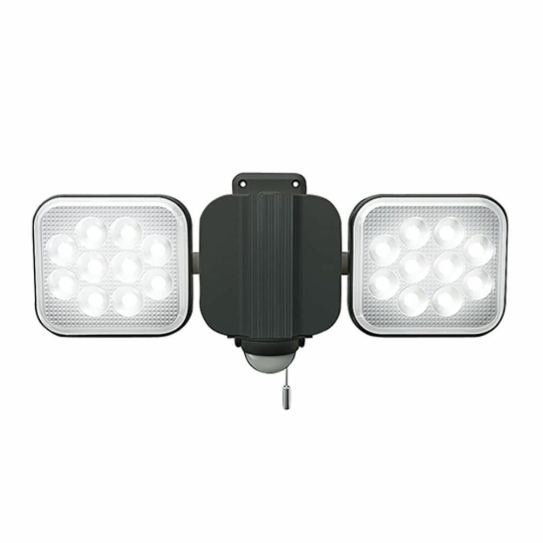 ムサシ RITEX フリーアーム式LEDセンサーライト(8W×3灯) 「コンセント式」(中古品)