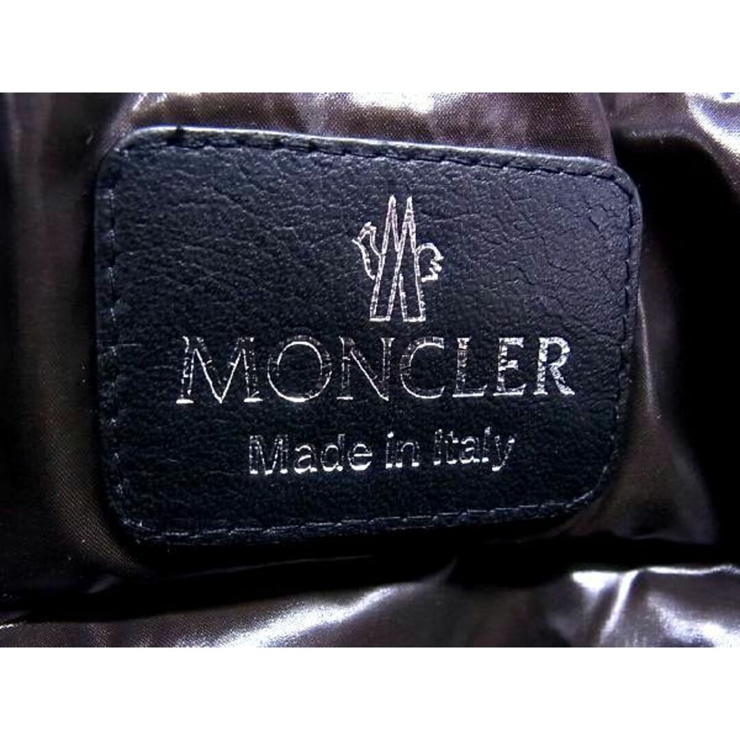 ■新品■未使用■ MONCLER モンクレール ナイロン クラッチバッグ セカンドバッグ メンズ ダークブラウン系 AL3031