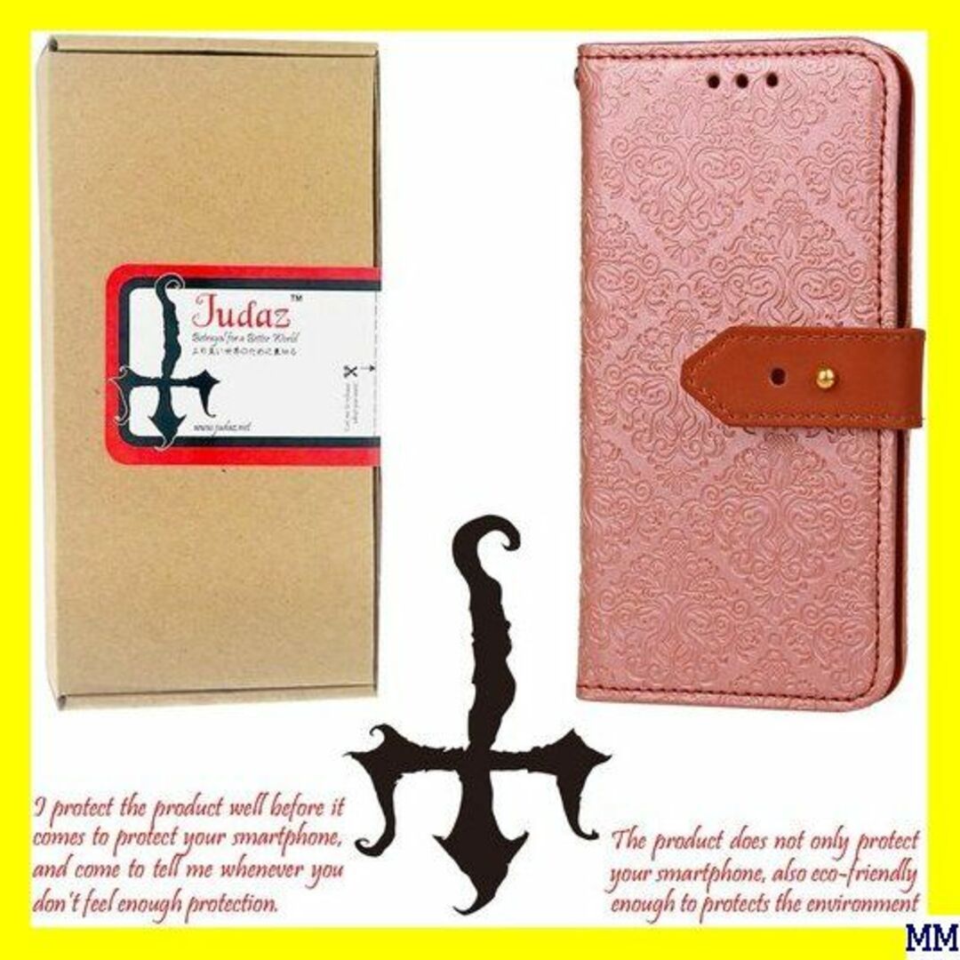 ２ Judaz Lace Series v2.0 手帳ケ 洋風柄 桜 1046 スマホ/家電/カメラのスマホアクセサリー(モバイルケース/カバー)の商品写真