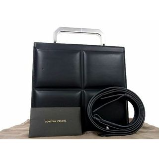 ボッテガヴェネタ(Bottega Veneta)の■美品■ BOTTEGA VENETA ボッテガヴェネタ レザー 2WAY ワンハンドル ハンドバッグ ショルダーバッグ ブラック系 AM9534 (ショルダーバッグ)