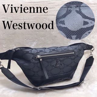 ヴィヴィアンウエストウッド(Vivienne Westwood)のVivienne Westwood オーブ ウエストポーチ ボディバッグ 黒(ボディーバッグ)