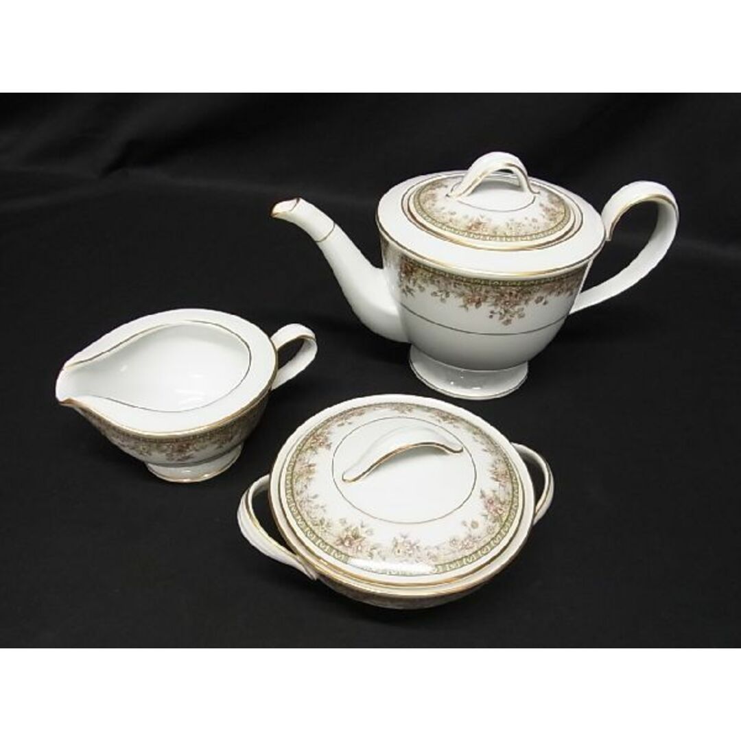 美品】Noritake ノリタケ ポット シュガーポット クリーマー 3点セット