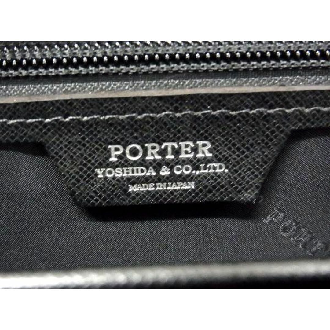 PORTER(ポーター)の ■新品■未使用■ PORTER ポーター 吉田かばん レザー 2WAY セカンドバッグ クラッチ ショルダー 斜め掛け メンズ ブラック系 AL8571  メンズのバッグ(ショルダーバッグ)の商品写真